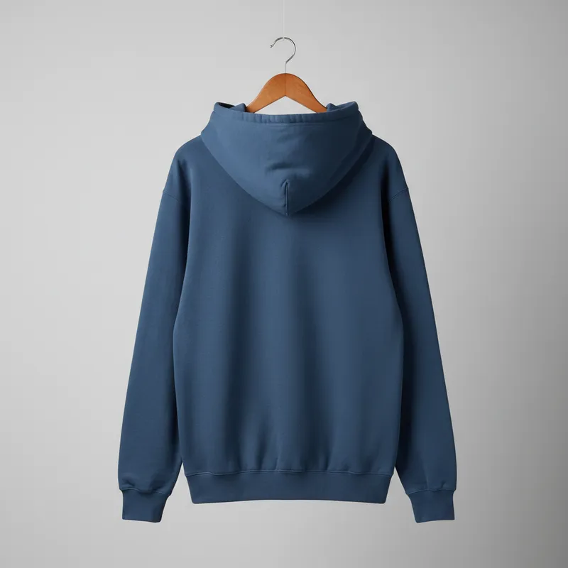 Hoodie azul espalda